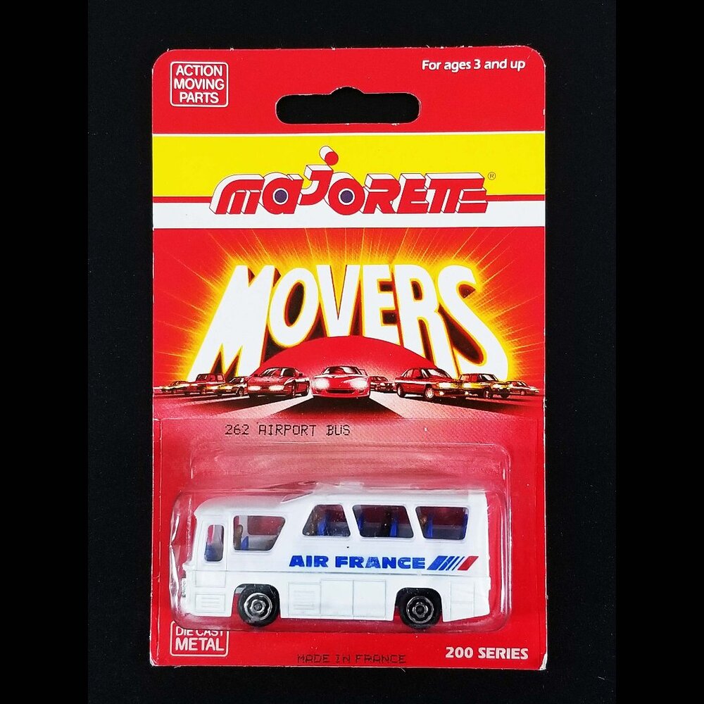 Majorette Airport Bus / Minibus Air France / #262 / Made in France